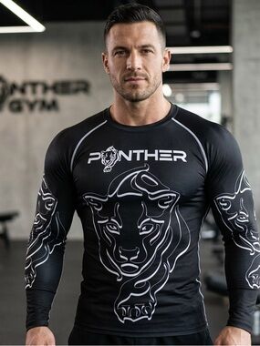 Panther Unisex Sports Long Sleeves Shirt: be ready